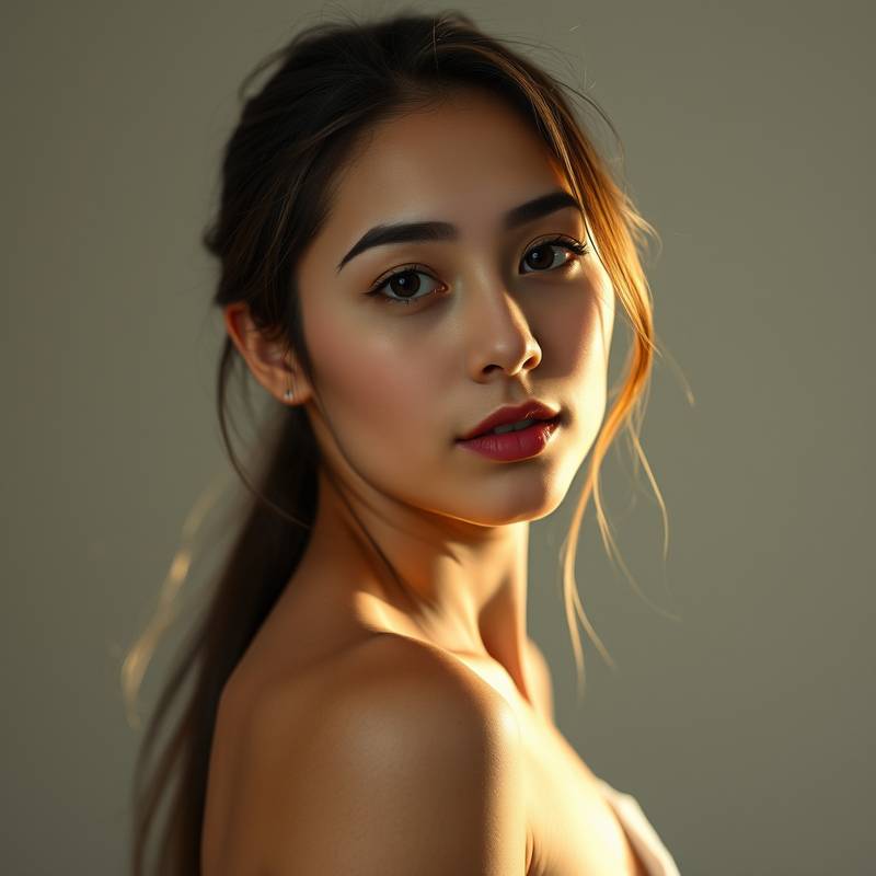 Portraitfotografie - Junge Frau im Gegenlicht