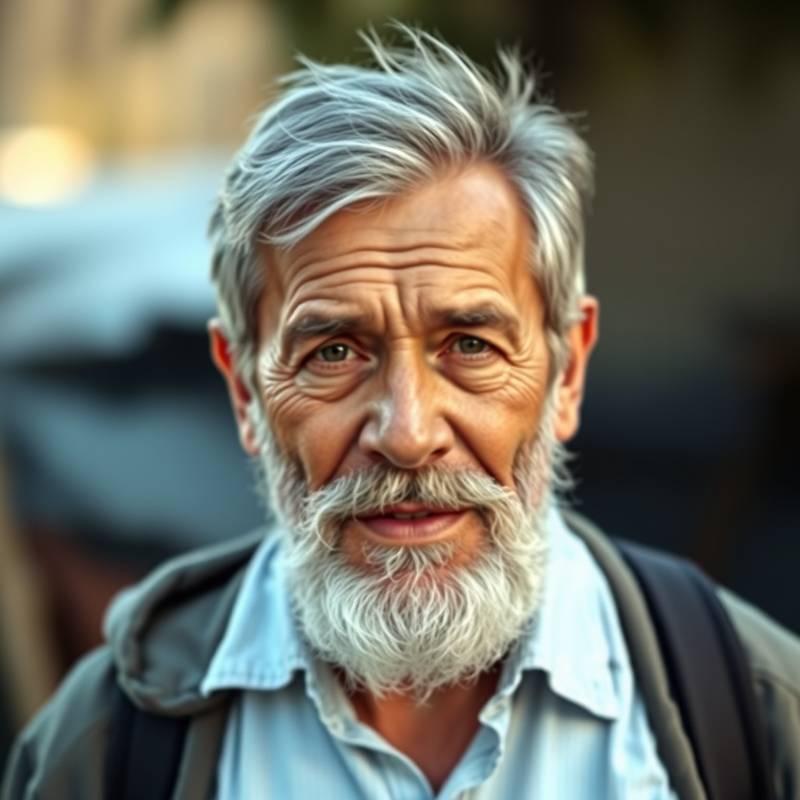 Portraitfotografie - Älterer Mann mit Bart